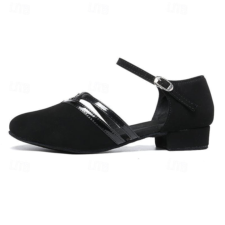 Lisslune | Modern Dance Shoes for Women - Black - High-Quality Suede