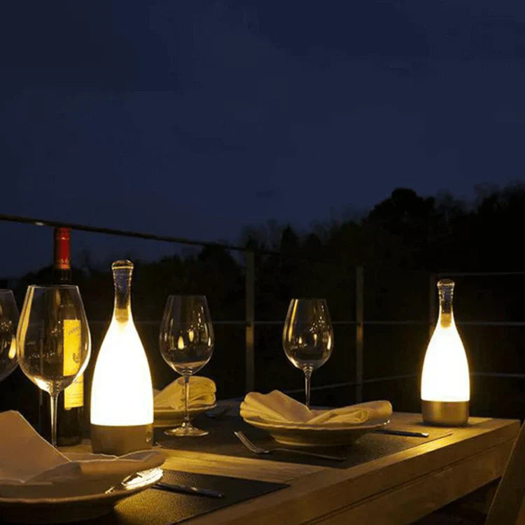 Lisslune | CorkGlow - Wine Bottle Table Lamp