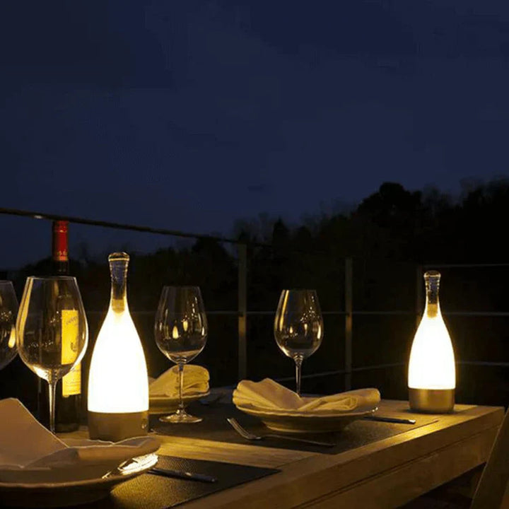 Lisslune | CorkGlow - Wine Bottle Table Lamp