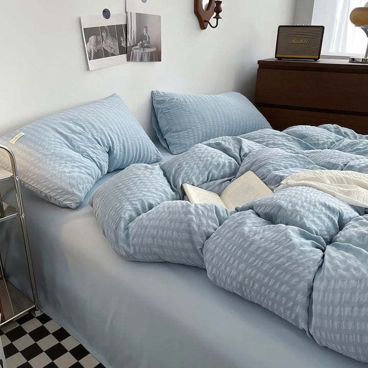 Rynx | Waffle Stripe Bedding Set