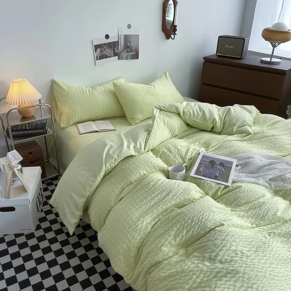 Rynx | Waffle Stripe Bedding Set