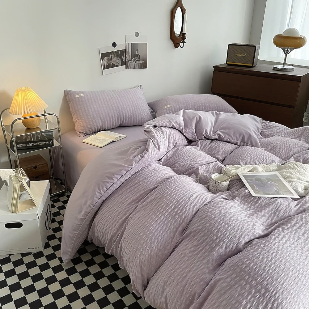 Rynx | Waffle Stripe Bedding Set