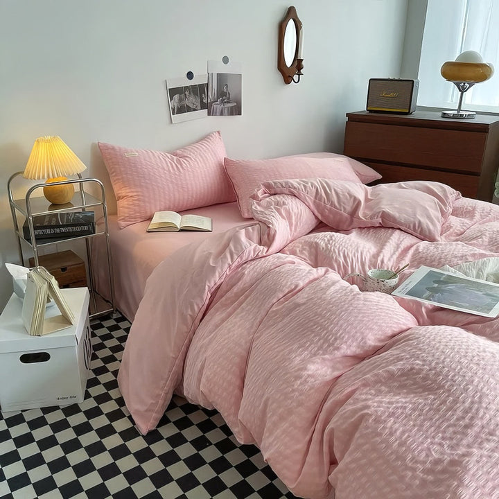 Rynx | Waffle Stripe Bedding Set