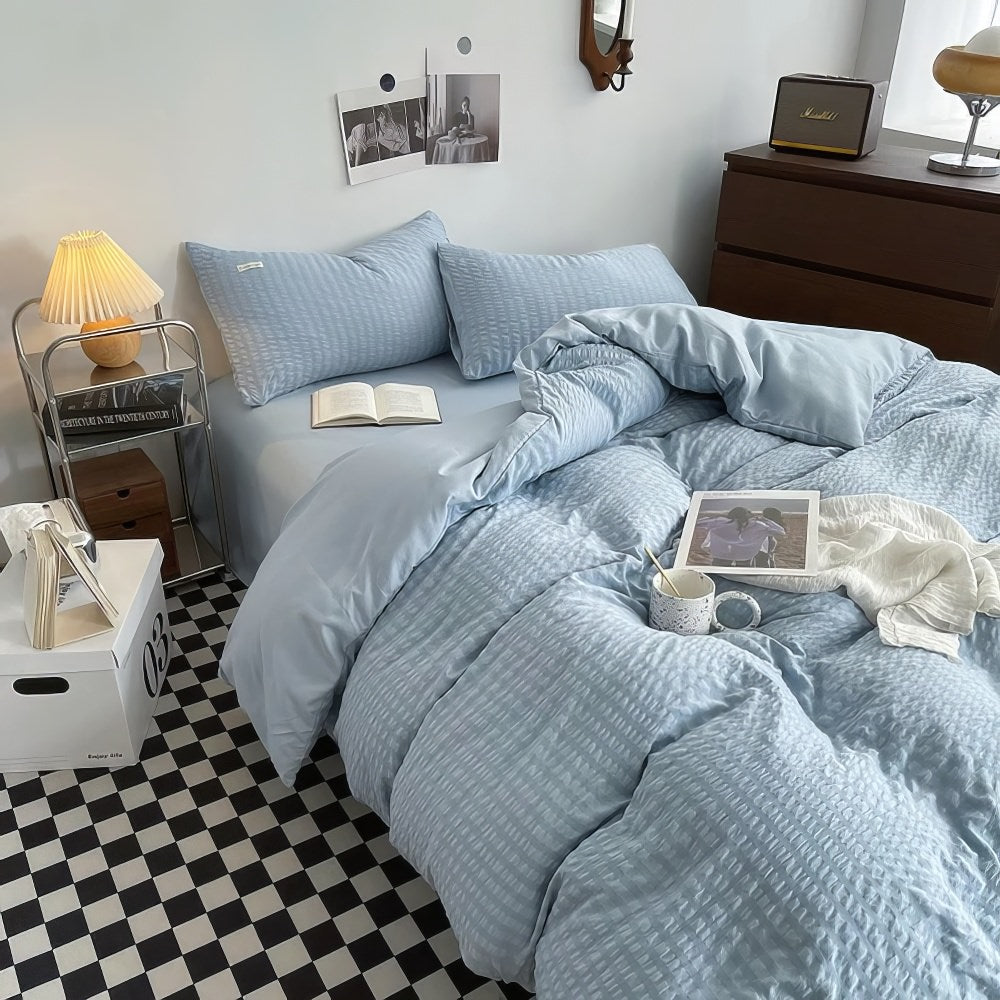 Rynx | Waffle Stripe Bedding Set