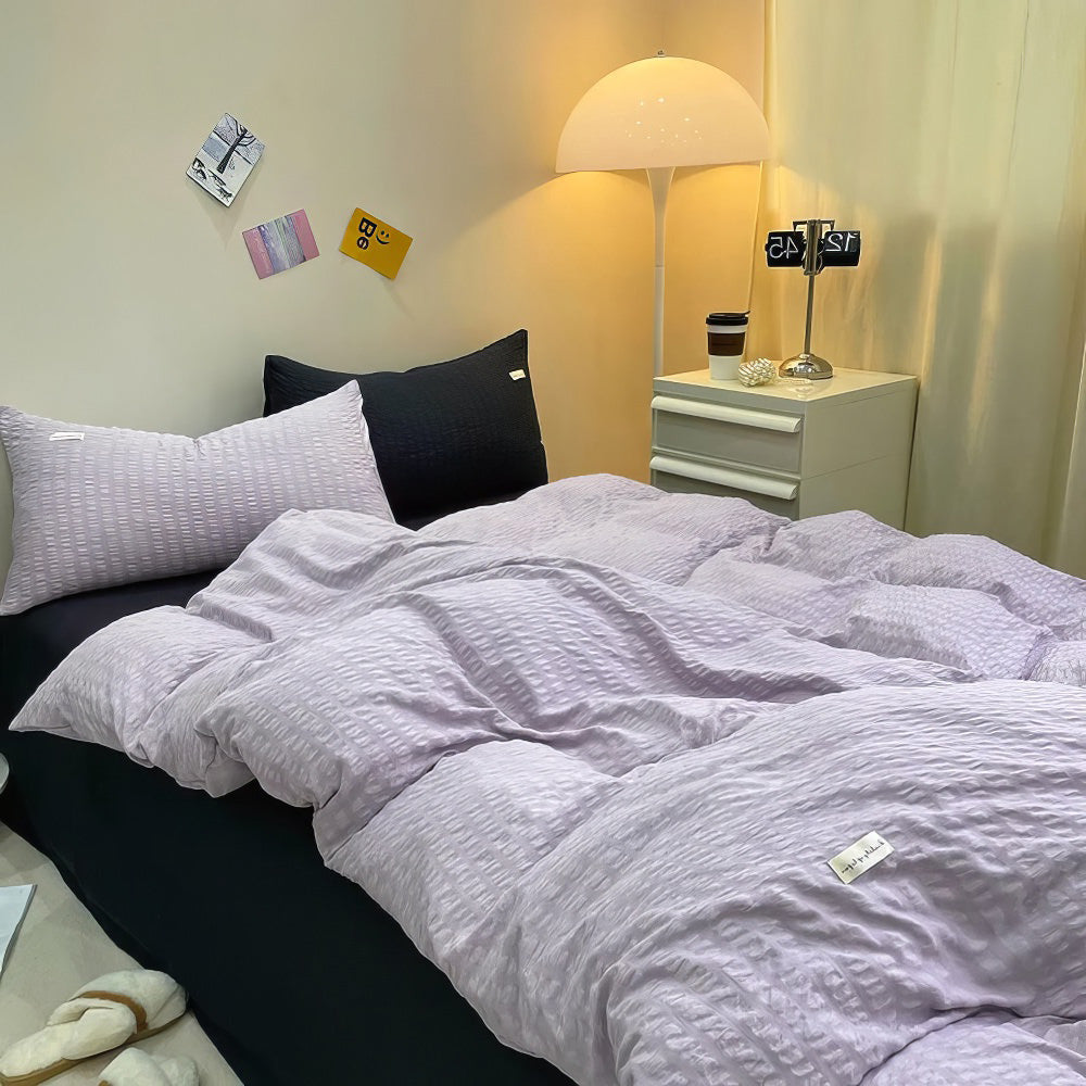 Rynx | Waffle Stripe Bedding Set