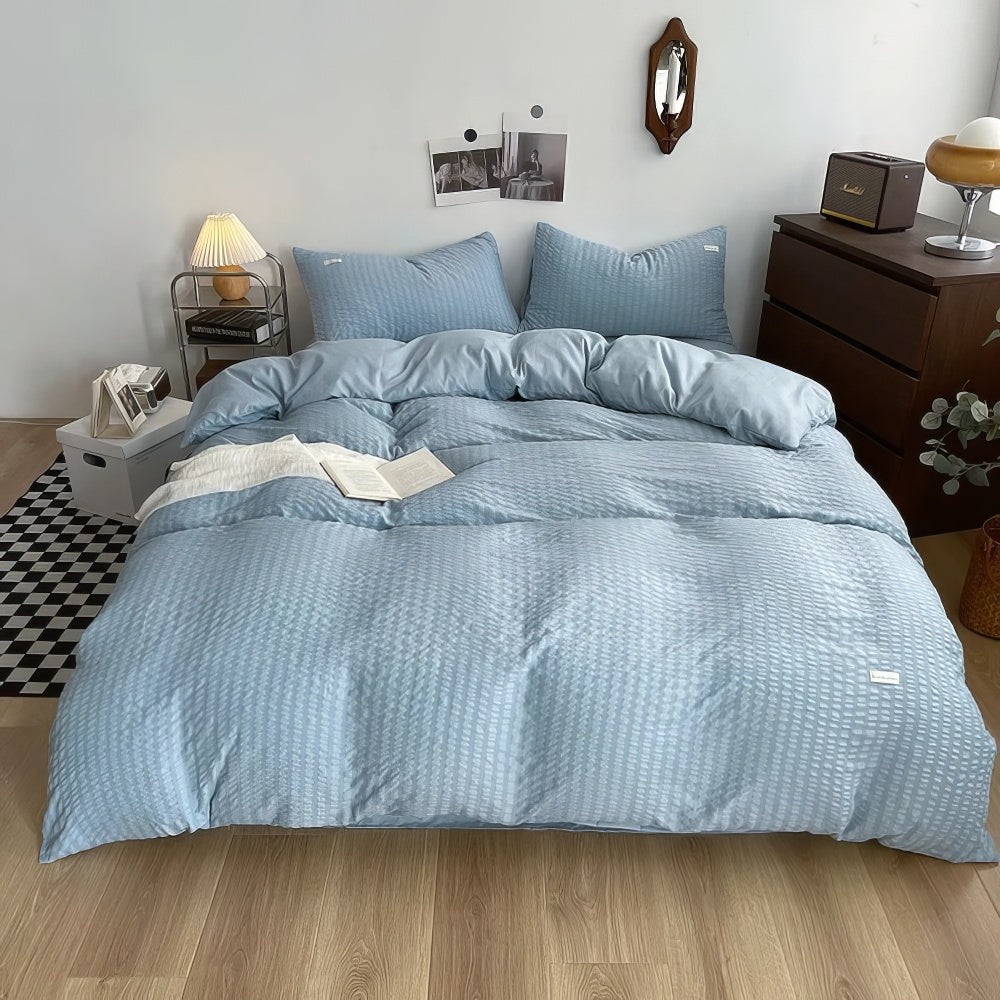 Rynx | Waffle Stripe Bedding Set
