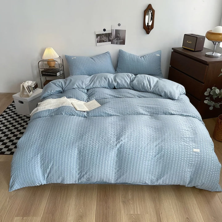 Rynx | Waffle Stripe Bedding Set