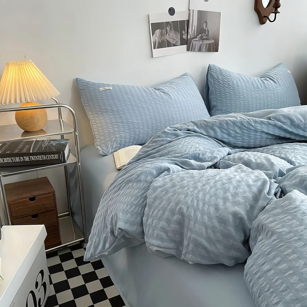 Rynx | Waffle Stripe Bedding Set