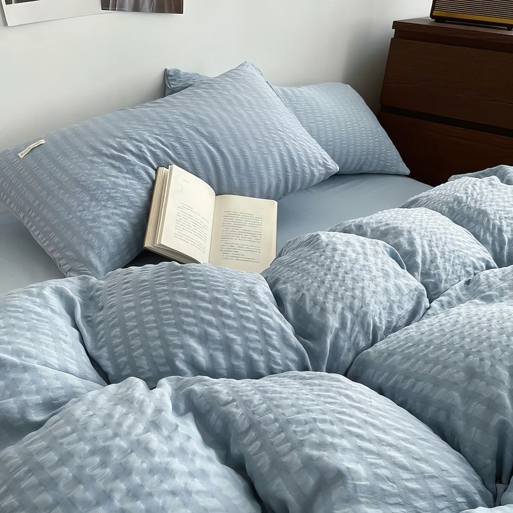 Rynx | Waffle Stripe Bedding Set