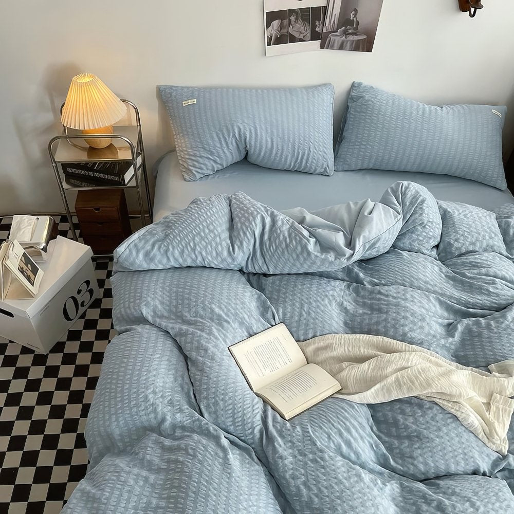 Rynx | Waffle Stripe Bedding Set