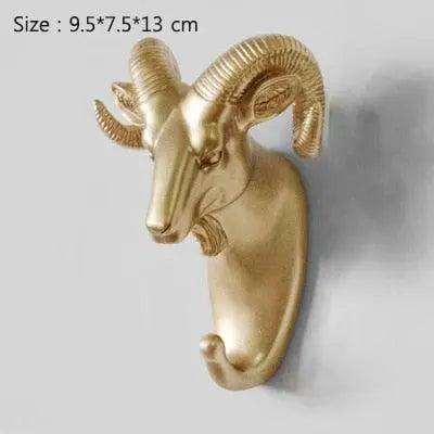 Lisslune | Playful animal metal resin wall hooks in elegant designs