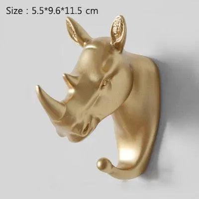 Lisslune | Playful animal metal resin wall hooks in elegant designs