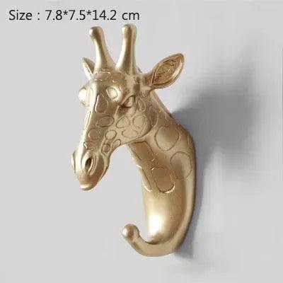 Lisslune | Playful animal metal resin wall hooks in elegant designs