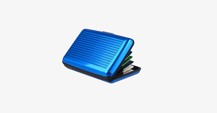 Lisslune | Foldable Unisex RFID-blocking Wallet - Made of Aluminum - Snap Closure - Expandable Compartments - Secure Your Credit Cards