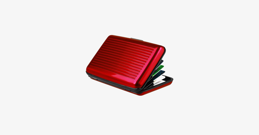 Lisslune | Foldable Unisex RFID-blocking Wallet - Made of Aluminum - Snap Closure - Expandable Compartments - Secure Your Credit Cards