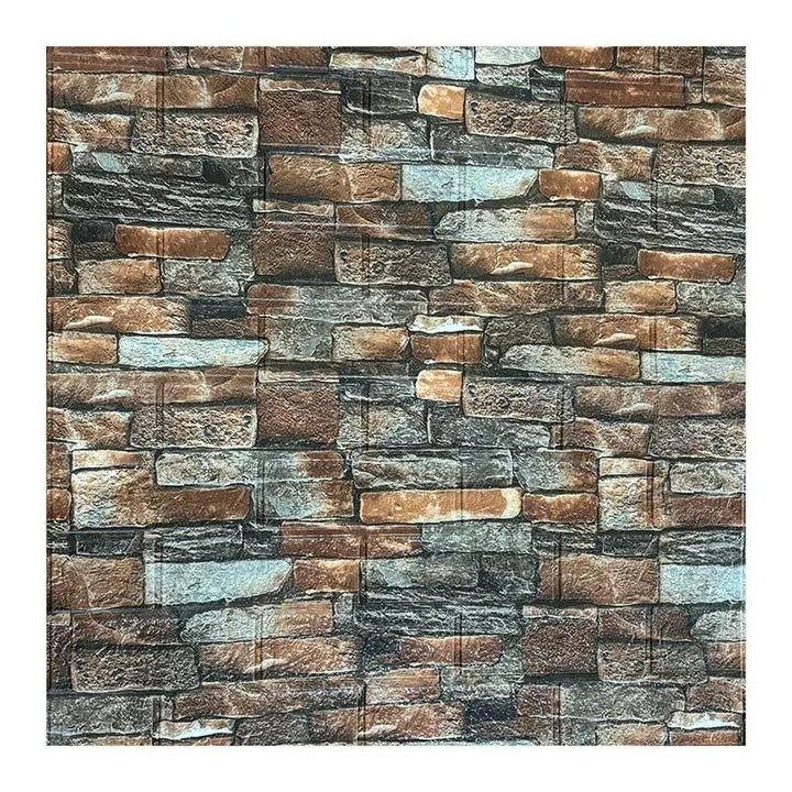 Lisslune | WALLFORM – 3D Foam Brick Pattern Wallpaper