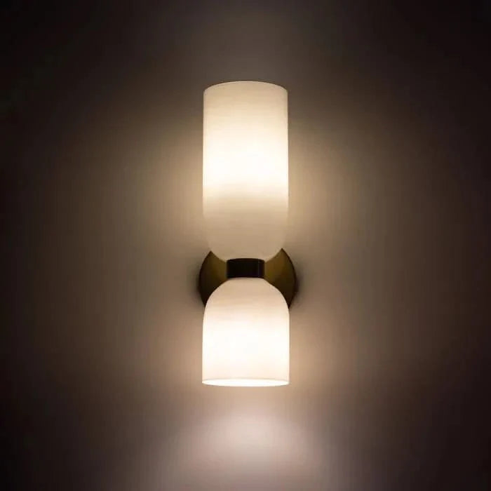 Lisslune | Modern Double Glass Wall Light Fixture