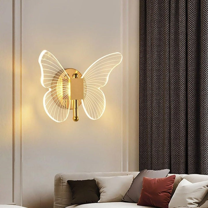 Lisslune | FloraVyne LED Wall Light – Butterfly-shaped design lamp with 3 light modes energy-saving and elegant