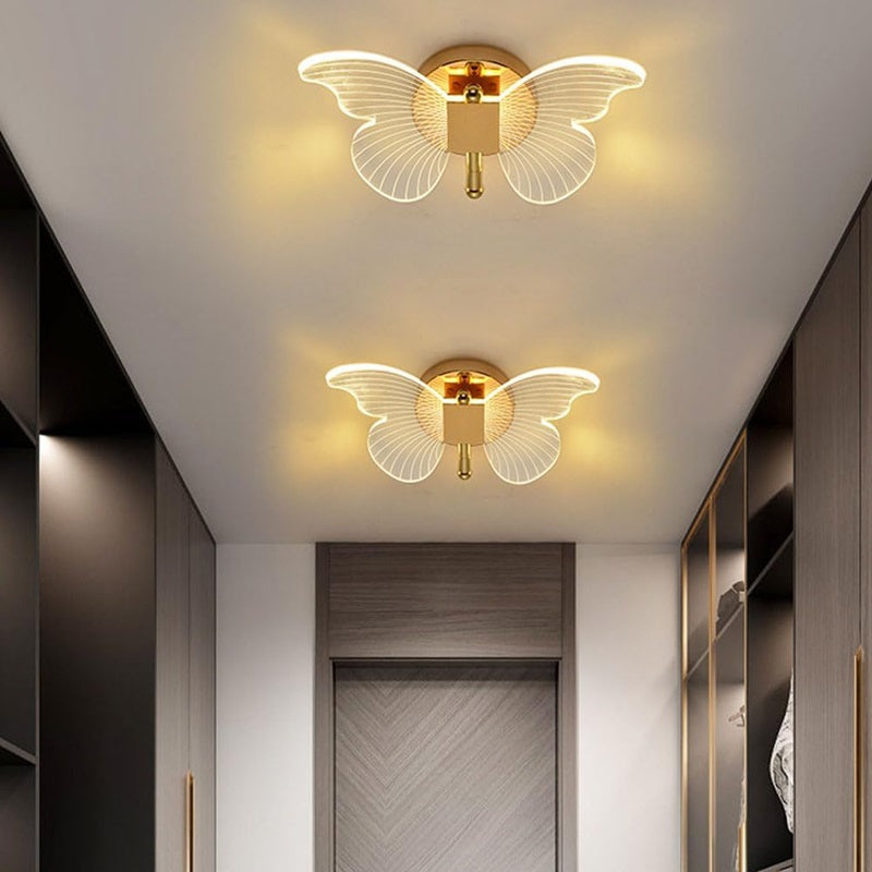 Lisslune | Butterfly-Shaped LED Wall Lamp with Three Lighting Modes
