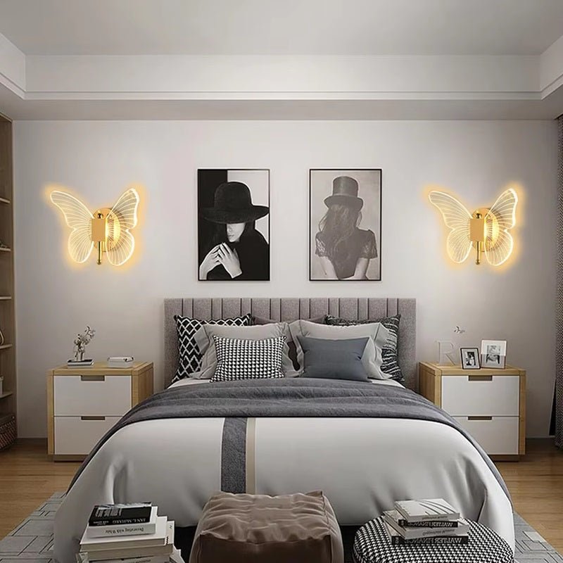 Lisslune | FloraVyne LED Wall Light – Butterfly-shaped design lamp with 3 light modes energy-saving and elegant