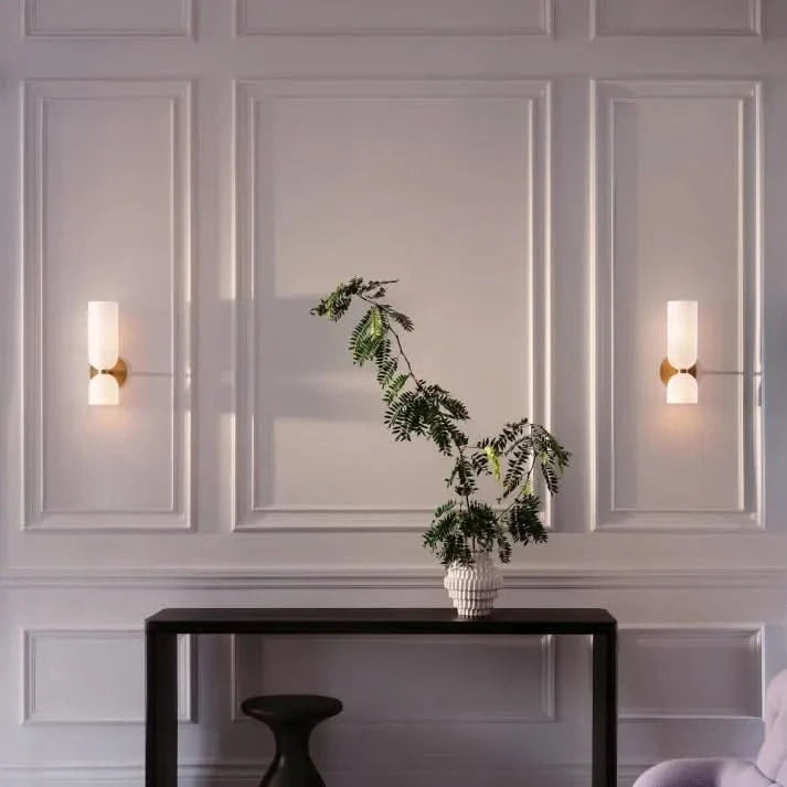 Lisslune | Modern Double Glass Wall Light Fixture