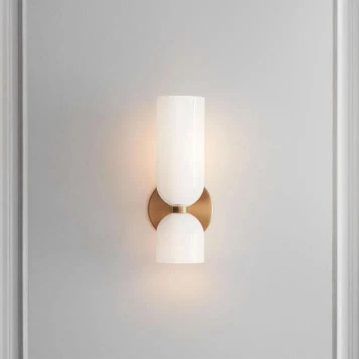 Lisslune | Modern Double Glass Wall Light Fixture