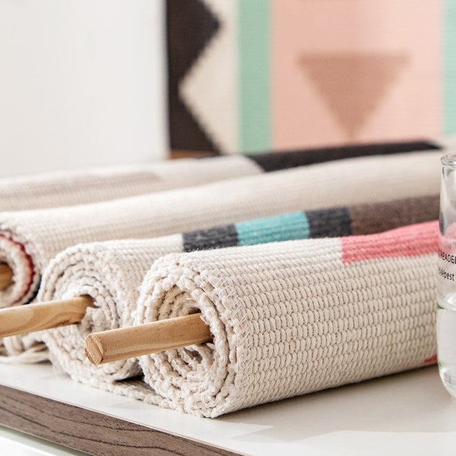 Rynx Bohemian Geometric Tufted Wall Tapestry