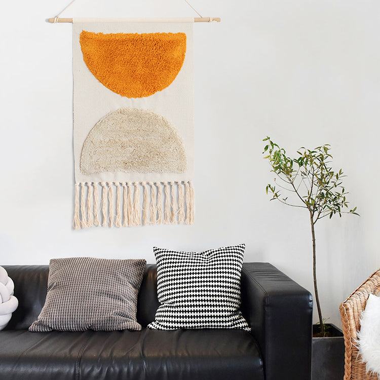 Lisslune | Geometric Tufted Wall Carpet