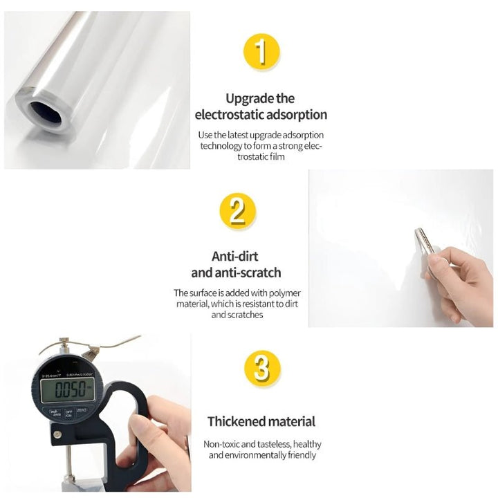 Lisslune | WALLSHIELD FILM – Transparent Wall Protection Film with Electrostatic Adhesion