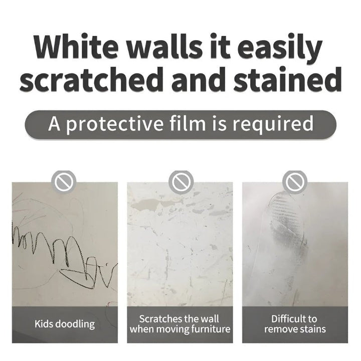 Lisslune | WALLSHIELD FILM – Transparent Wall Protection Film with Electrostatic Adhesion