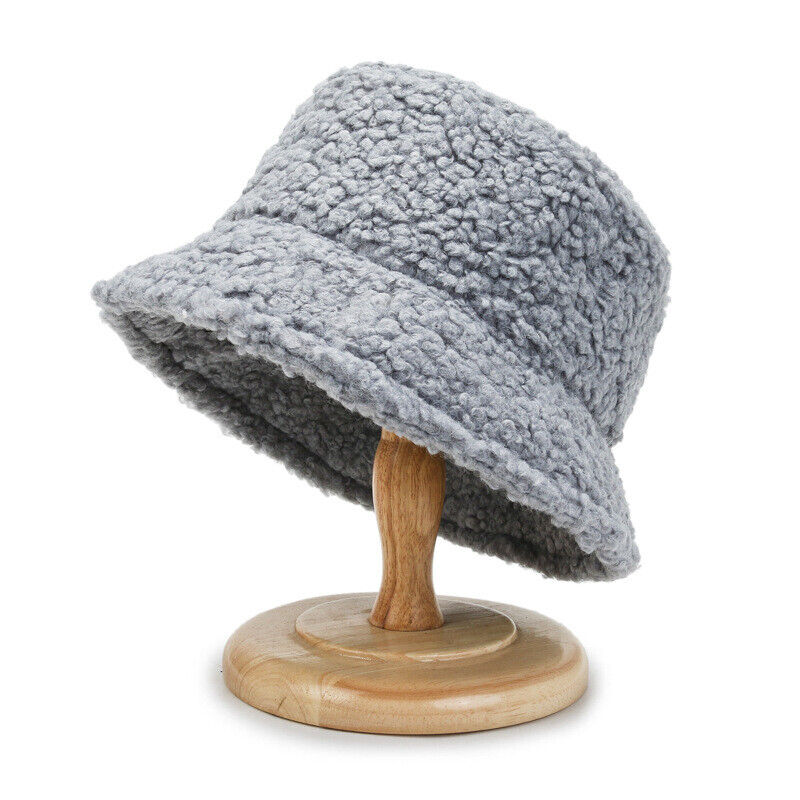 Lisslune | Livia Women’s Teddy Bucket Hat Warm Lambswool