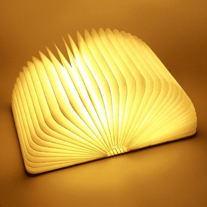 Lisslune | LED Book Lamp made of Walnut Wood