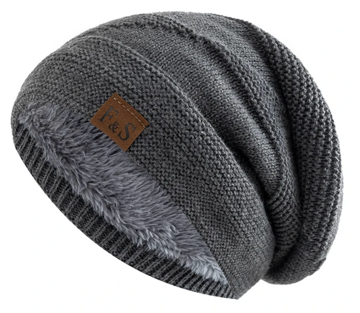 Lisslune | Luna Warm Winter Beanie – Soft Knit with Fleece Lining