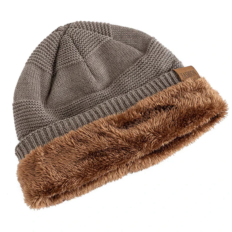 Lisslune | Luna Warm Winter Beanie – Soft Knit with Fleece Lining