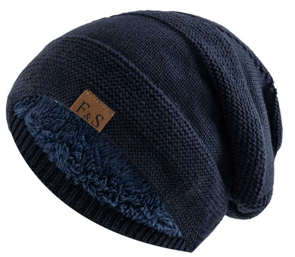 Lisslune | Luna Warm Winter Beanie – Soft Knit with Fleece Lining