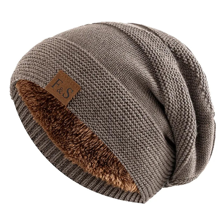 Lisslune | Luna Warm Winter Beanie – Soft Knit with Fleece Lining