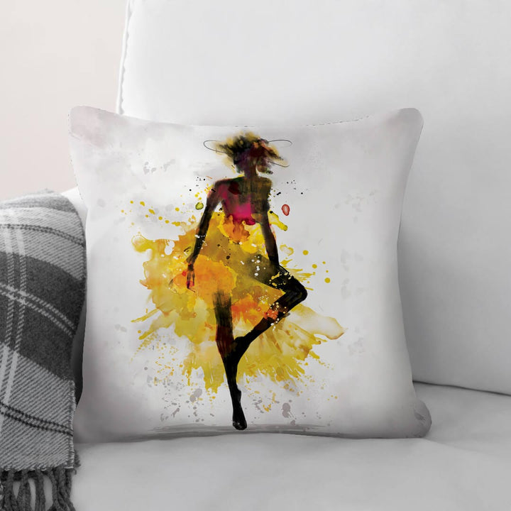 Lisslune | Watercolor Ballerina C Cushion