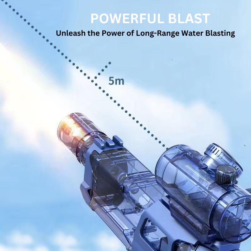 Lisslune | PowerBlast Electric Water Gun with Immersive LED Lights