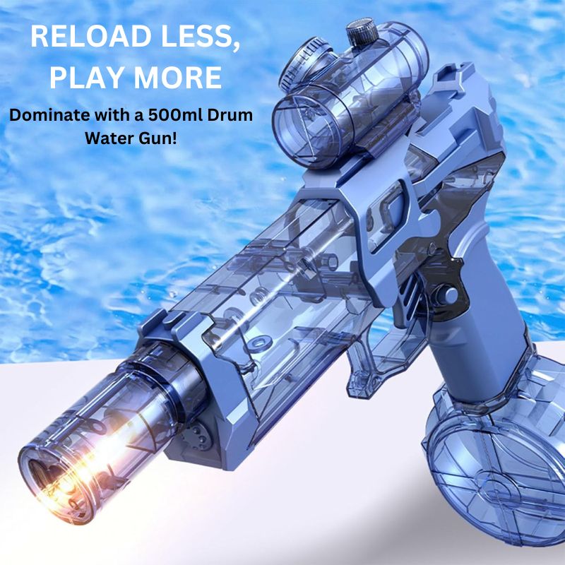 Lisslune | PowerBlast Electric Water Gun with Immersive LED Lights