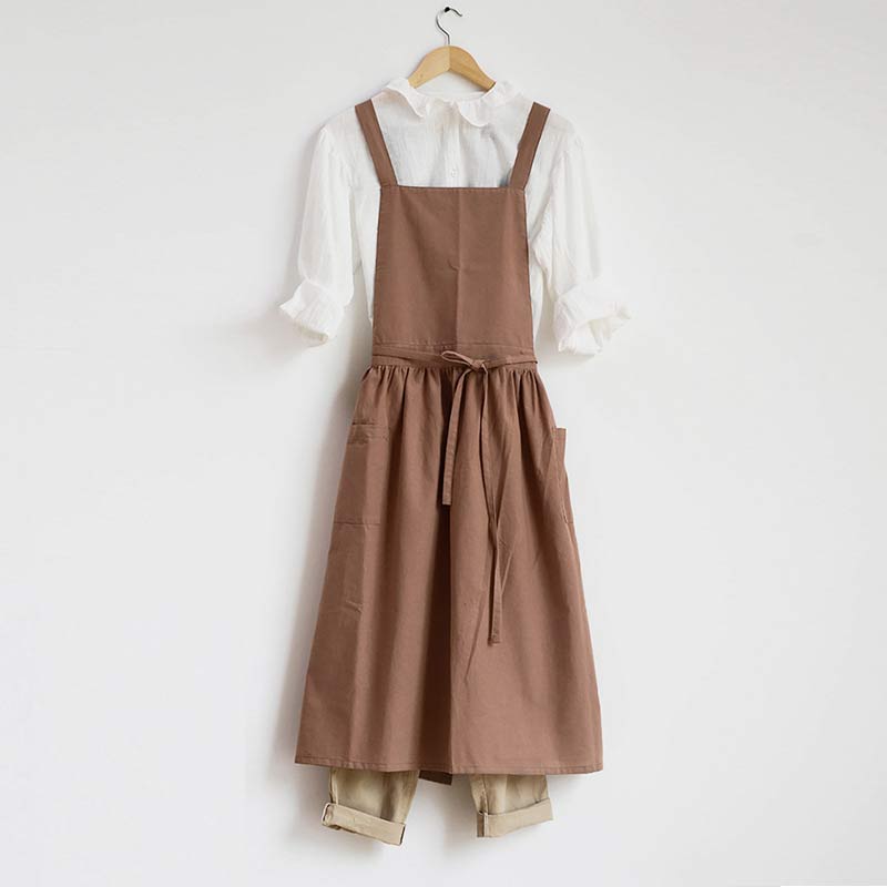 Lisslune | Waterproof Cotton Apron with Convenient Pockets - ChefMate