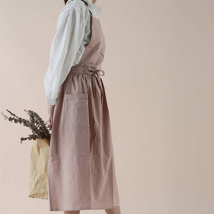 Lisslune | Waterproof Cotton Apron with Convenient Pockets - ChefMate