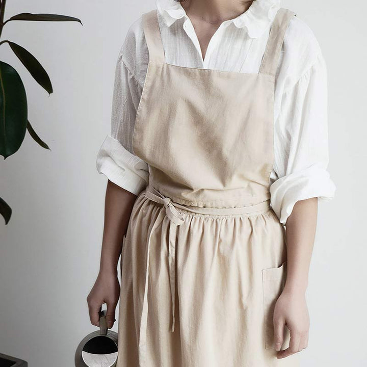 Lisslune | Waterproof Cotton Apron with Handy Pockets - ChefMate