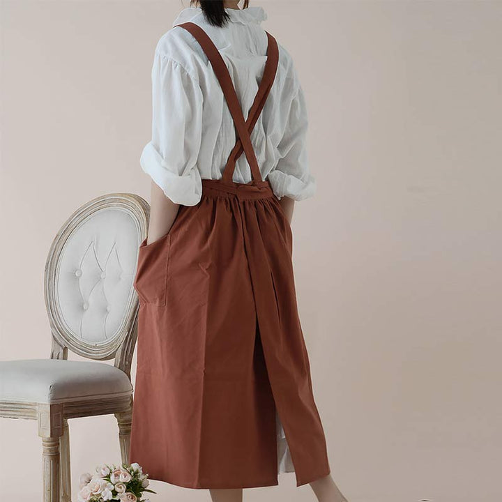Lisslune | Waterproof Cotton Apron with Handy Pockets - ChefMate