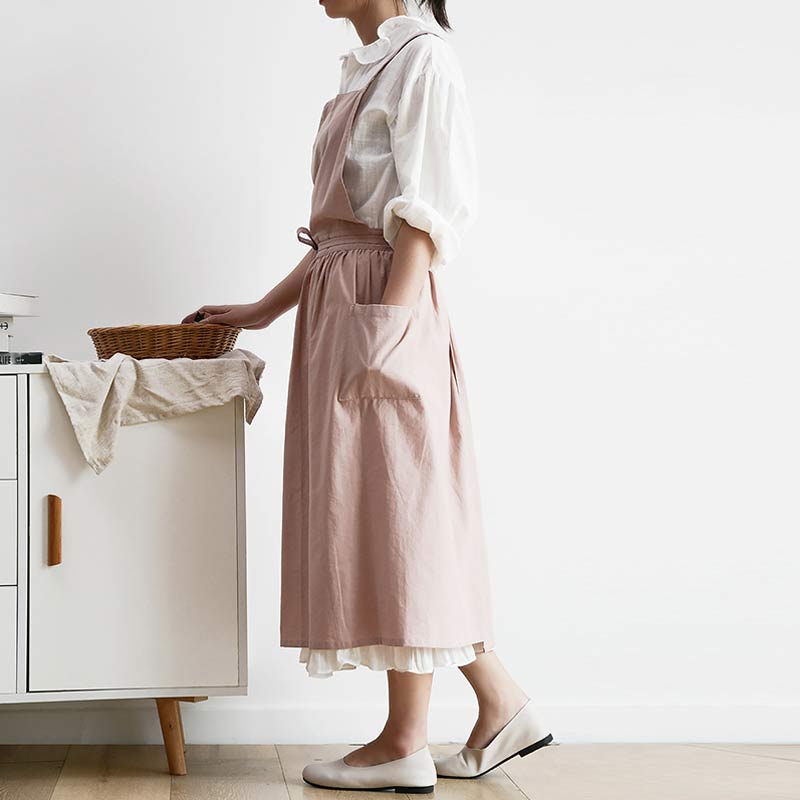 Lisslune | Waterproof Cotton Apron with Handy Pockets - ChefMate