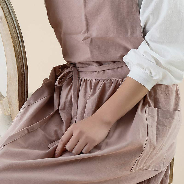 Lisslune | Waterproof Cotton Apron with Handy Pockets - ChefMate