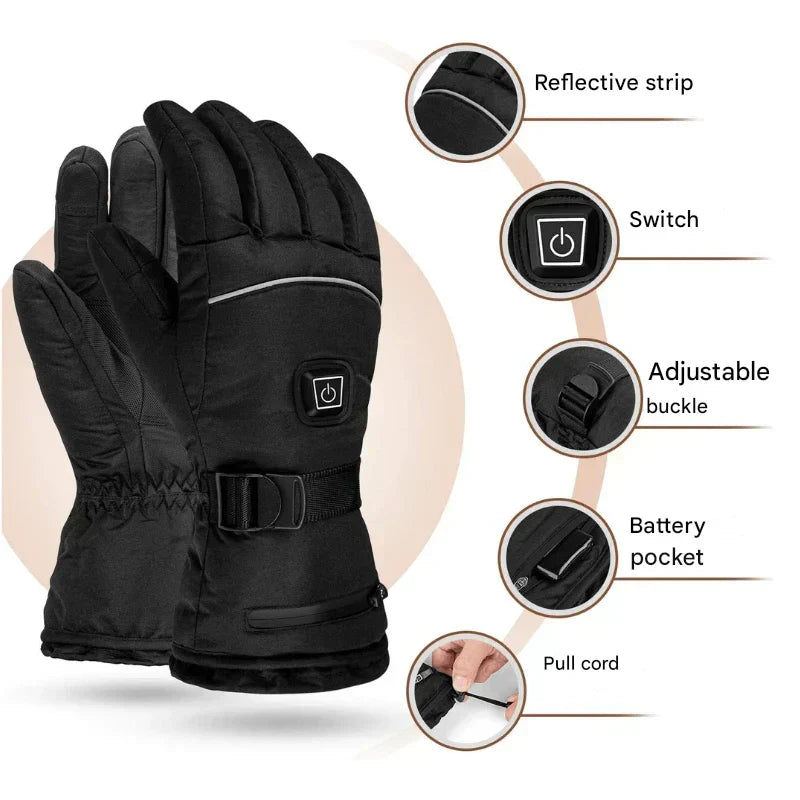 Lisslune | WarmHand Pro – Waterproof Electric Heated Gloves with Touchscreen