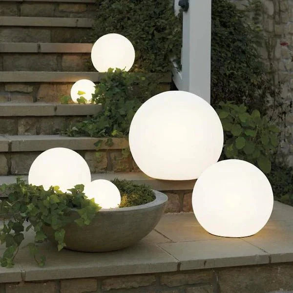 Lisslune | Outdoor Globe Light - Wireless, Weatherproof, 16 Colors LED Ball Light