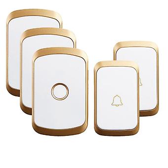 Lisslune | Wireless Waterproof Doorbell with LED Flash – Easy Installation, Adjustable Volume & 36 Chimes