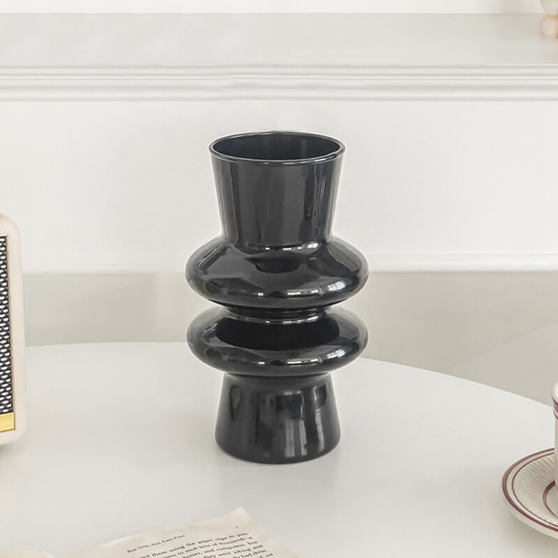 Lisslune | Wave-shaped Glass Flower Vase