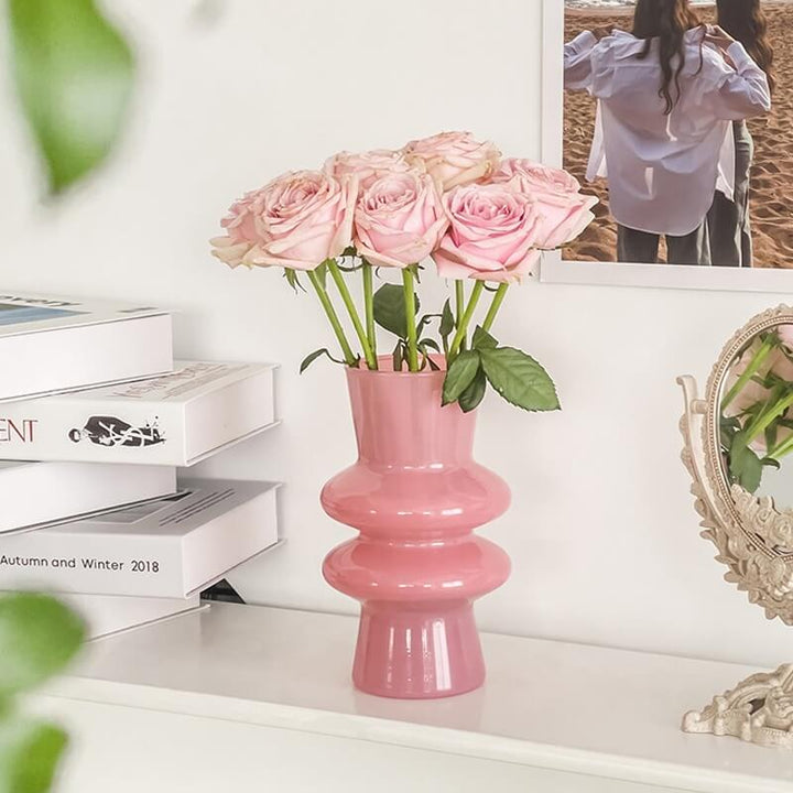 Lisslune | Wave-shaped Glass Flower Vase